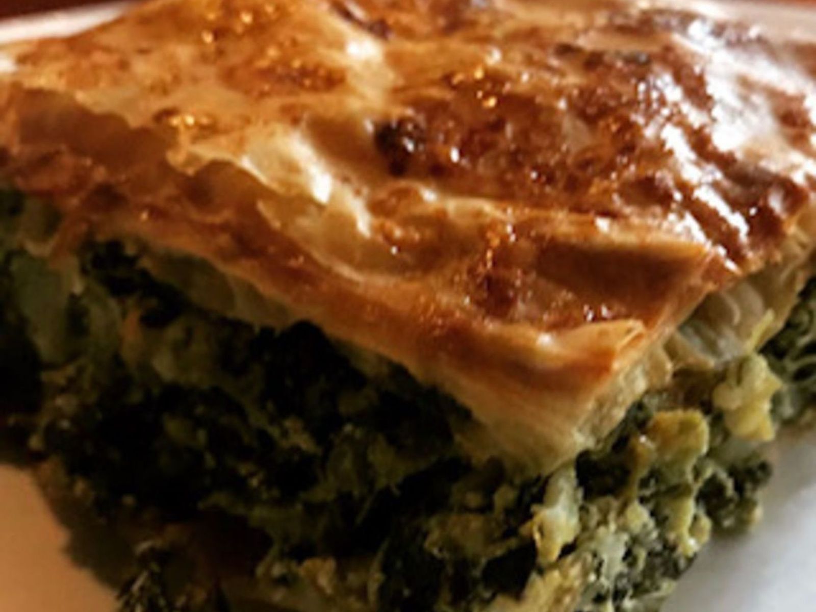 Order Spinach Pie food online from Bus stop cafe store, New York on bringmethat.com