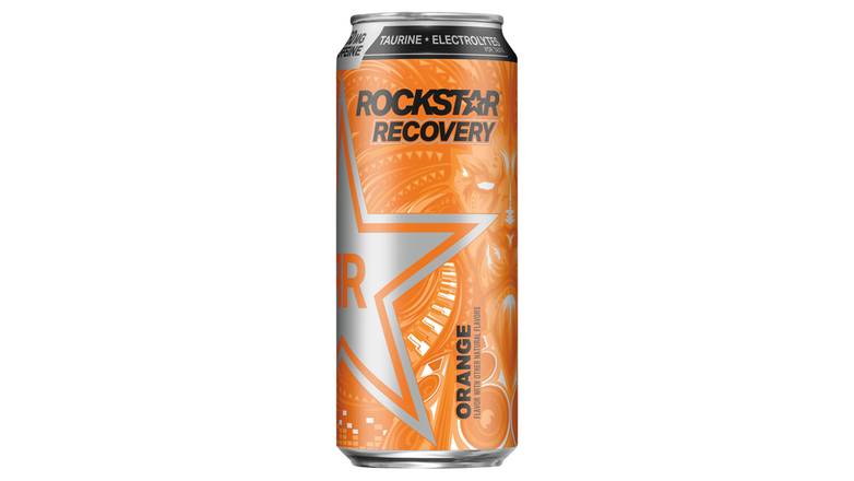 Order Rockstar Recovery Energy Drink Orange Flavor food online from Shell Rock Spring store, Bel Air on bringmethat.com