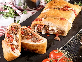 Order Steak Stromboli - Medium food online from Select Pizza | Grill store, Cinnaminson on bringmethat.com