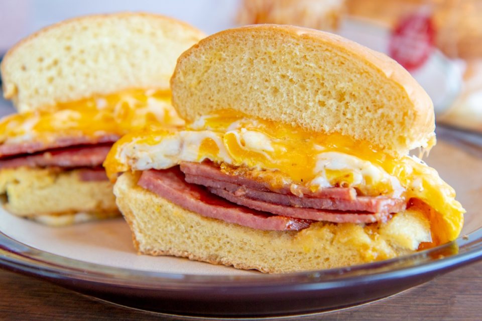 Order Ham Egg and Cheese food online from Cafe Deli-Cious store, New York on bringmethat.com