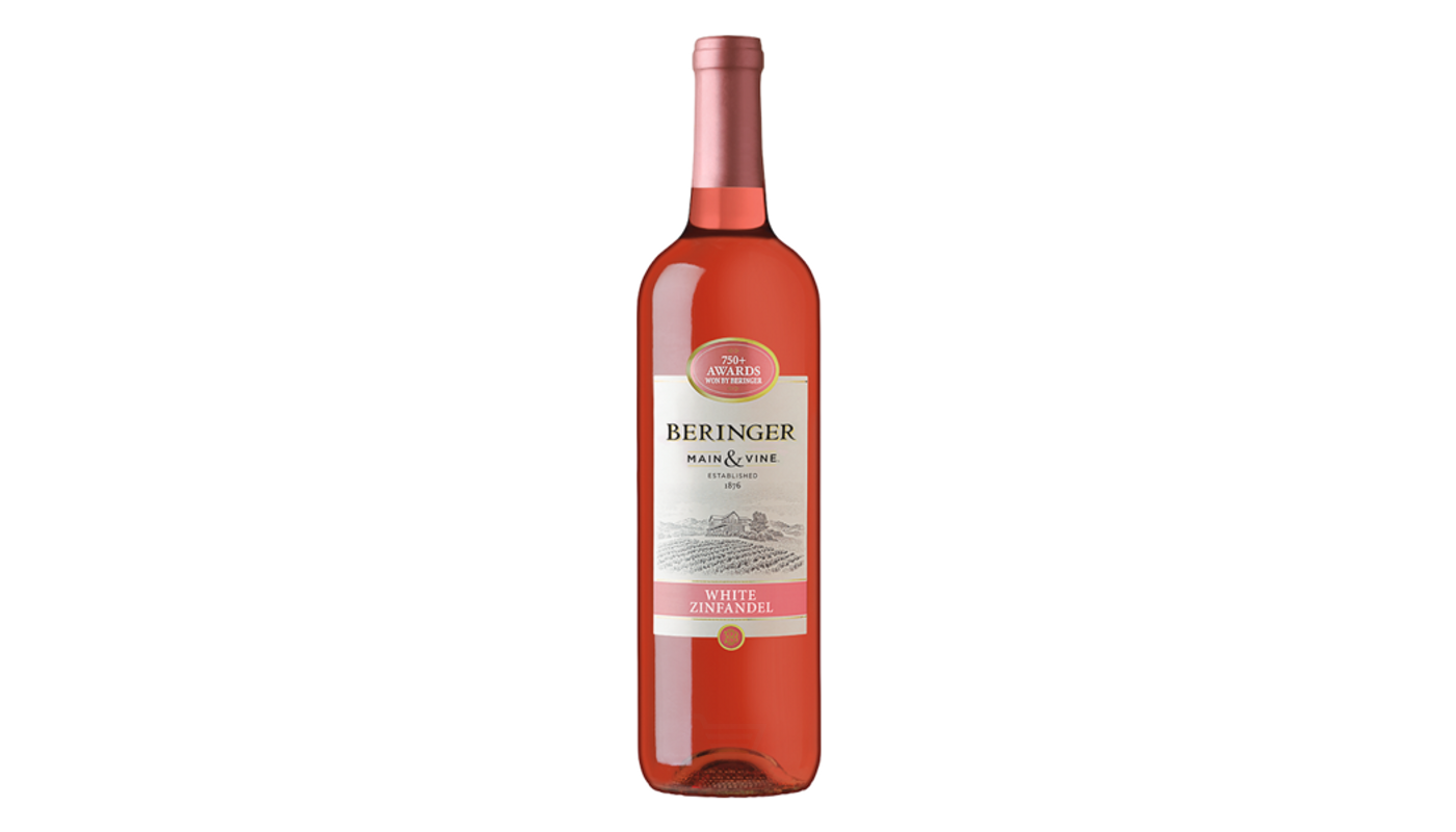 Order Beringer Main & Vine White Zinfandel 750mL food online from M & M Liquor & Jr Market store, Anaheim on bringmethat.com