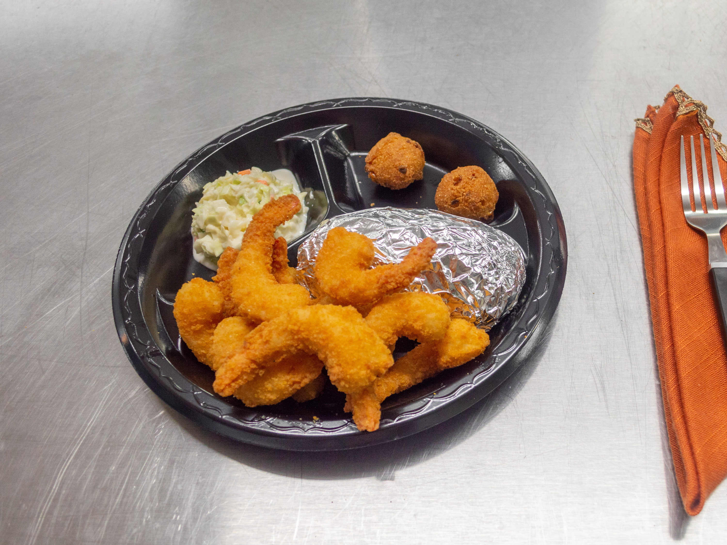Order 10 Piece Fried Shrimp food online from Catering Company store, Paducah on bringmethat.com