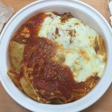 Order Homemade Meat Lasagna food online from Little Italy Pizza store, New York on bringmethat.com
