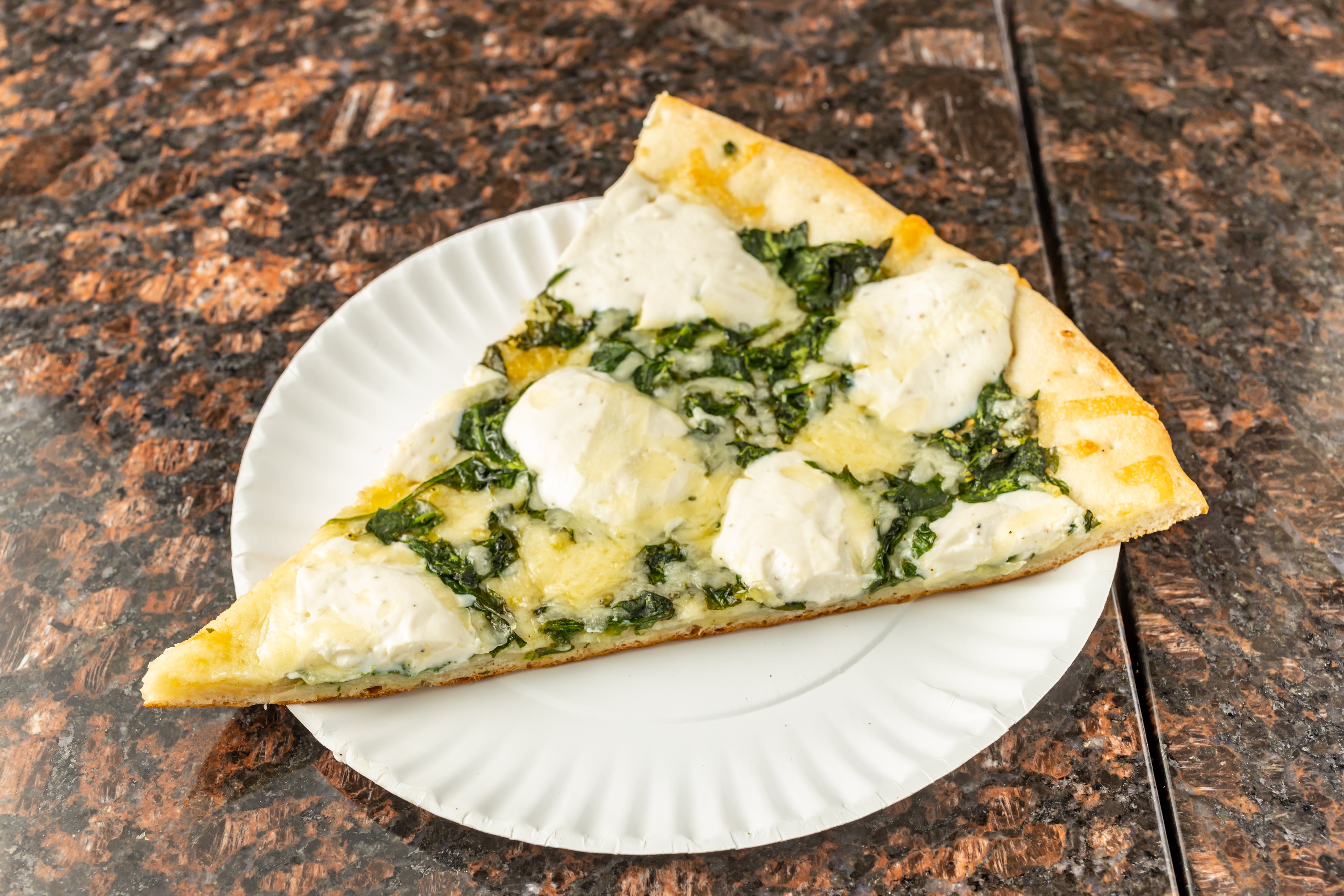 Order Fresh Spinach Pie - 18" (8 Slices) food online from Bravo store, Flushing on bringmethat.com