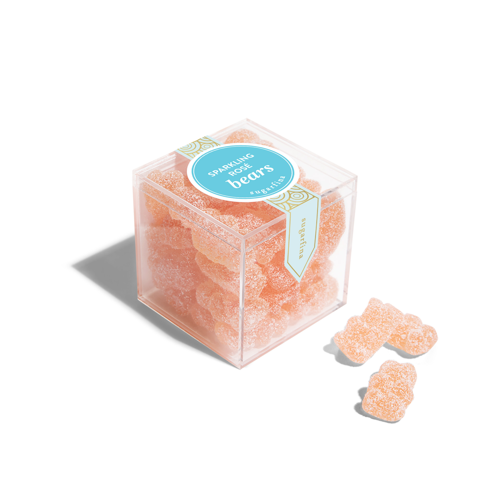 Order Sparkling Rose Bears (small cube) food online from Sugarfina store, Los Angeles on bringmethat.com