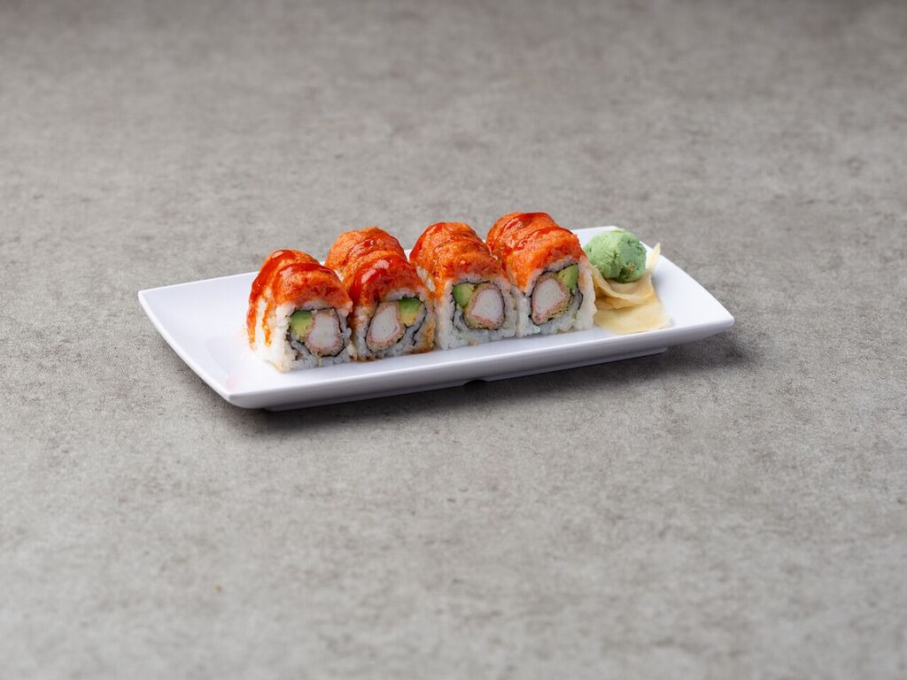 Order Red Dragon Roll food online from Plum House store, Rochester on bringmethat.com