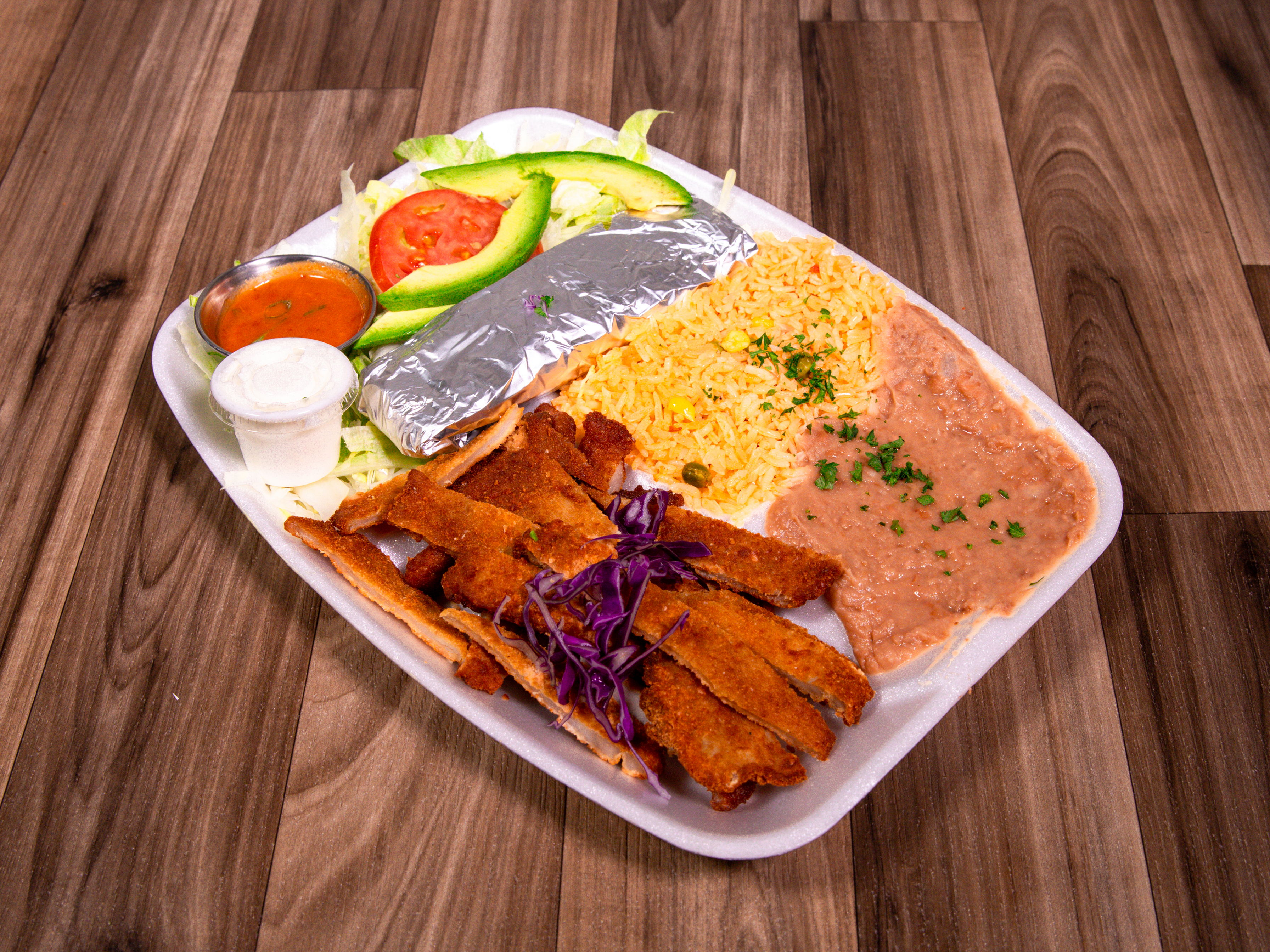 Order Milanesa food online from Cesar Tacos store, Fort Worth on bringmethat.com