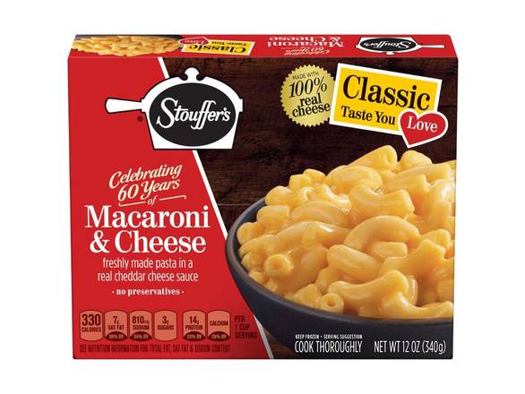 Order Stouffer'S Macaroni & Cheese Frozen Meal food online from Exxon Food Mart store, Port Huron on bringmethat.com