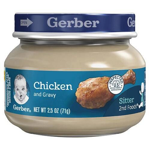 Order Gerber Baby Food Chicken and Gravy - 2.5 oz food online from Walgreens store, HAMMOND on bringmethat.com
