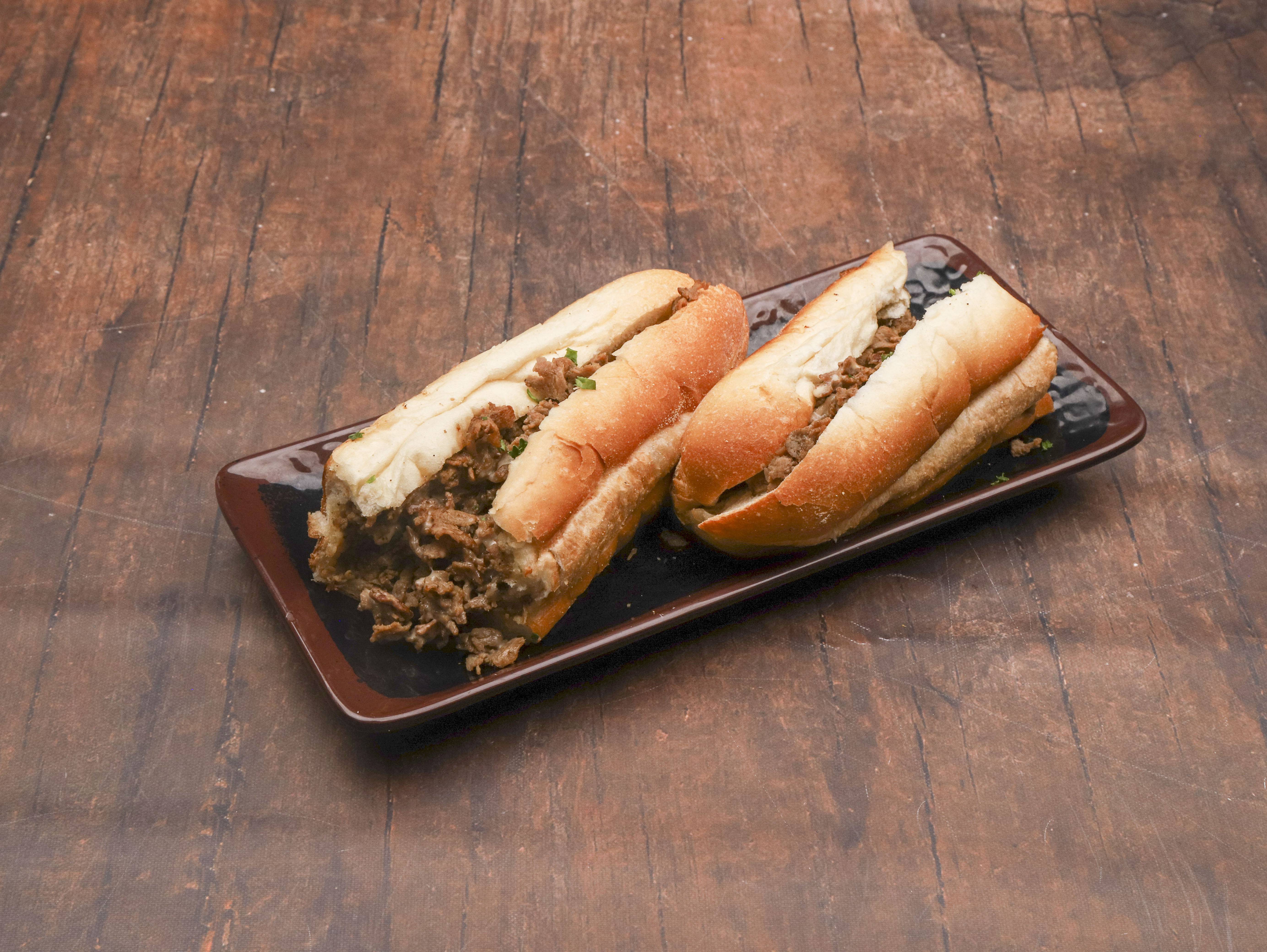 Order Cheesesteak Sandwich food online from Tony's Pizza store, Delran on bringmethat.com