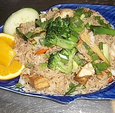 Order 75. Vegetarian Fried Rice food online from Thai House store, Columbus on bringmethat.com