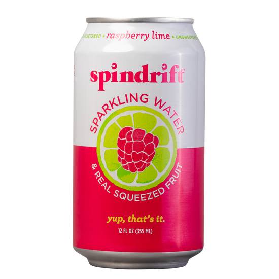 Order Spindrift Sparkling Water - Raspberry Lime food online from Cava store, Franklin on bringmethat.com