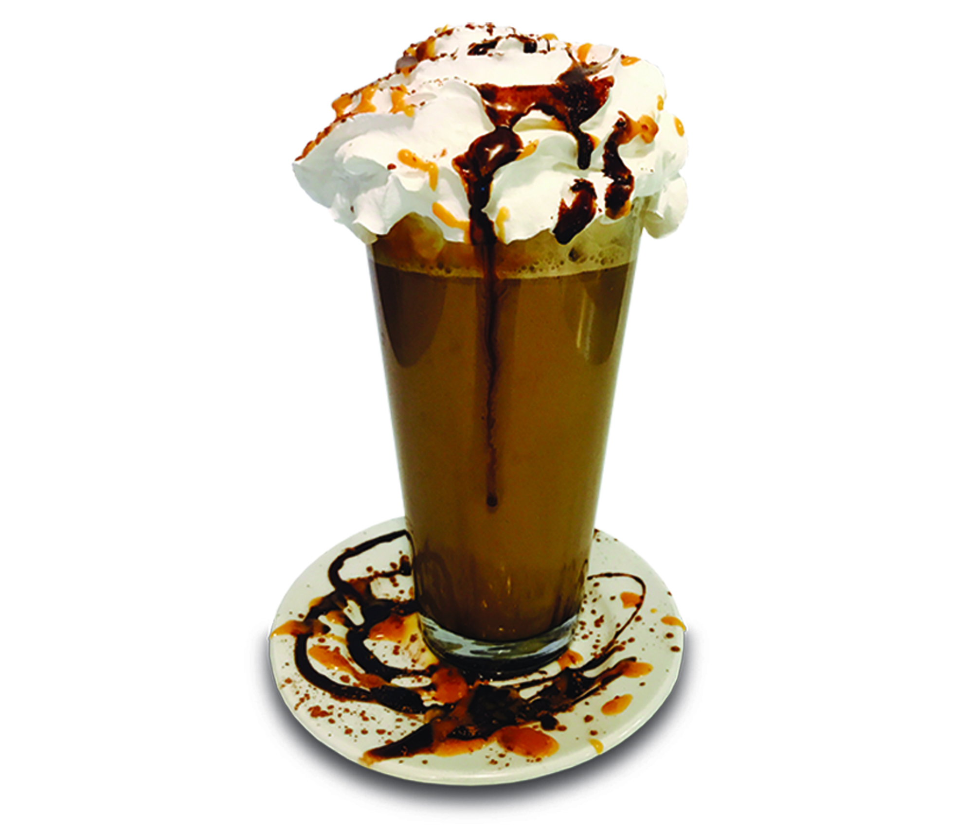 Order Double Shot Caramel All Over Mocha food online from Hash House A Go Go store, Henderson on bringmethat.com