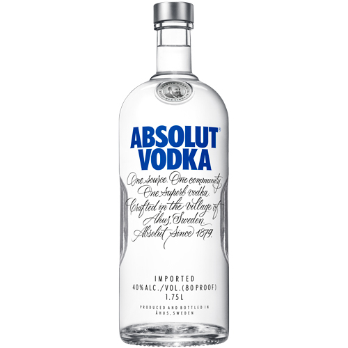 Order 750 ml. Absolut Vodka  food online from Mission Bay Liquor store, San Diego on bringmethat.com