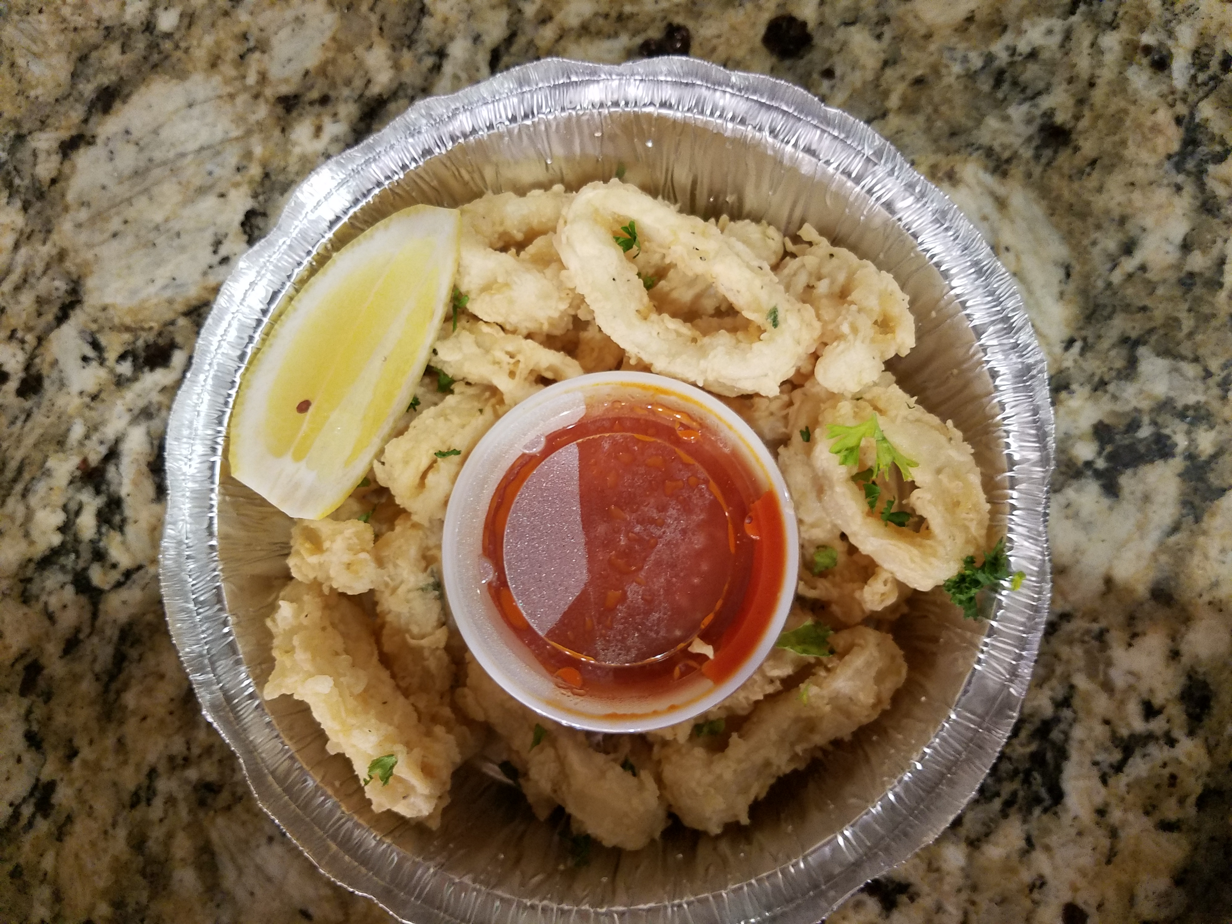 Order Fried Calamari food online from Our Place Pizza & Catering store, Edison on bringmethat.com