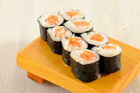 Order Salmon Roll food online from Nagoya sushi store, Brooklyn on bringmethat.com