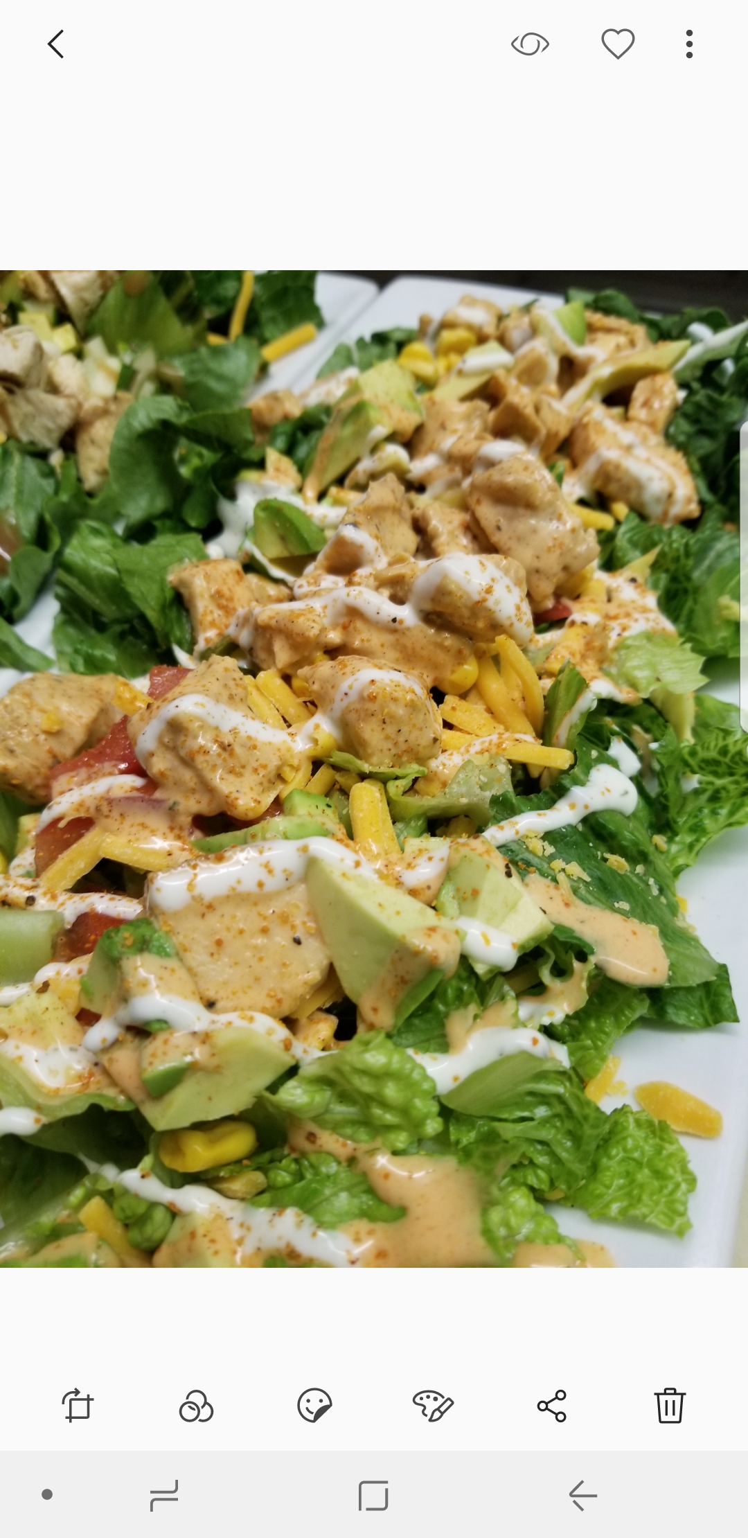 Order Chipotle Chicken Salad food online from Sandyes Cafe store, Schenectady on bringmethat.com