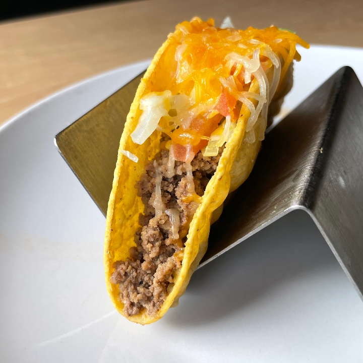 Order Side Hard Beef Taco food online from Totopo Mexican Kitchen And Bar store, Pittsburgh on bringmethat.com