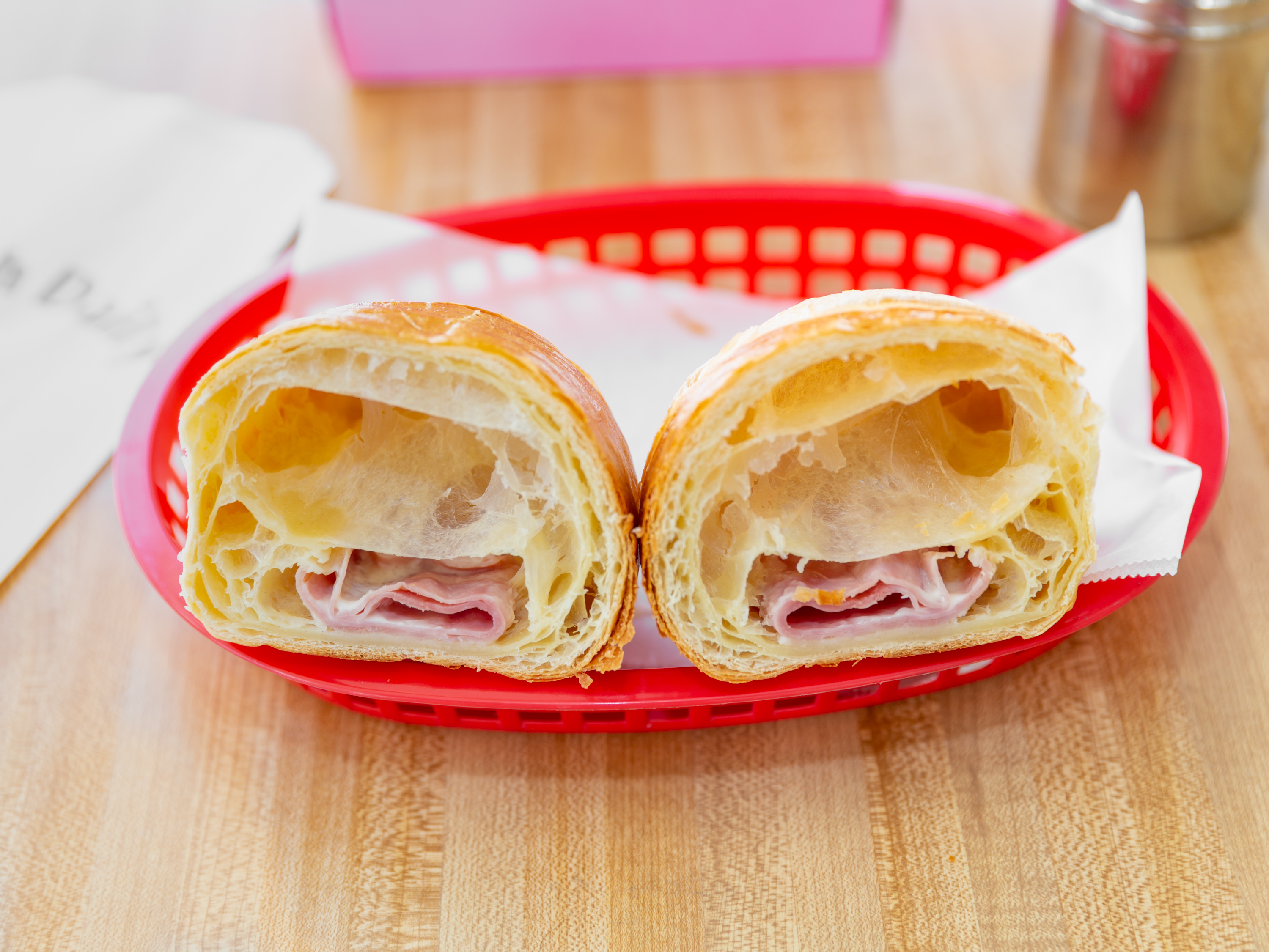 Order Ham Croissant food online from Best Donuts store, Los Angeles on bringmethat.com