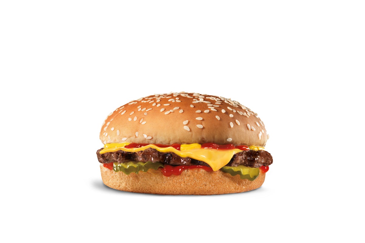 Order Small Cheeseburger food online from Hardee store, Logansport on bringmethat.com