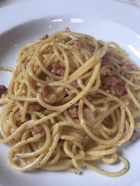 Order Spaghetti alla Carbonara food online from Trattoria Mollie store, Montecito on bringmethat.com