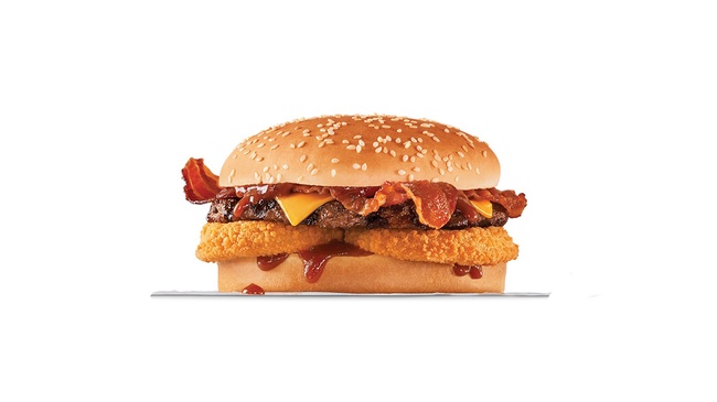Order Western Bacon Cheeseburger® food online from Carl Jr. store, South San Francisco on bringmethat.com