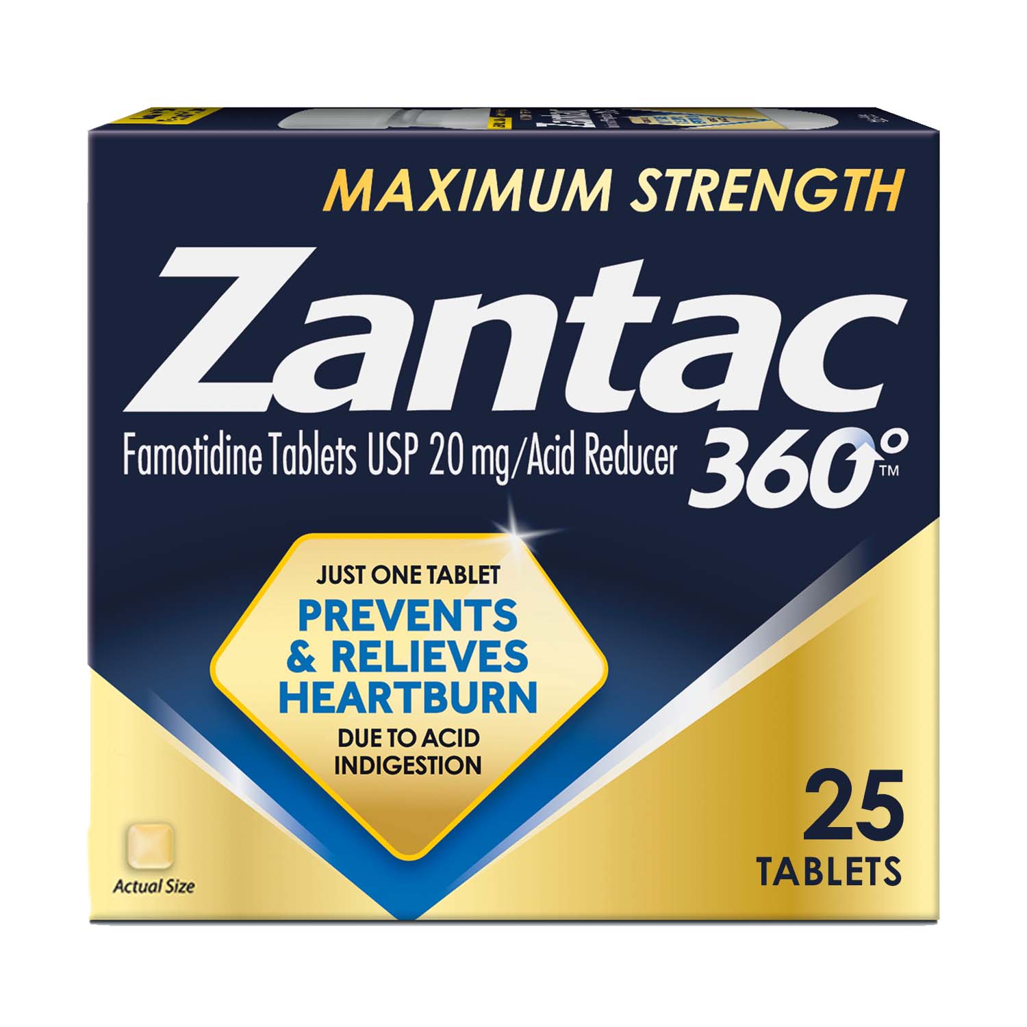 Order Zantac 360 Tablets - 20mg, 25 ct food online from Rite Aid store, READING on bringmethat.com