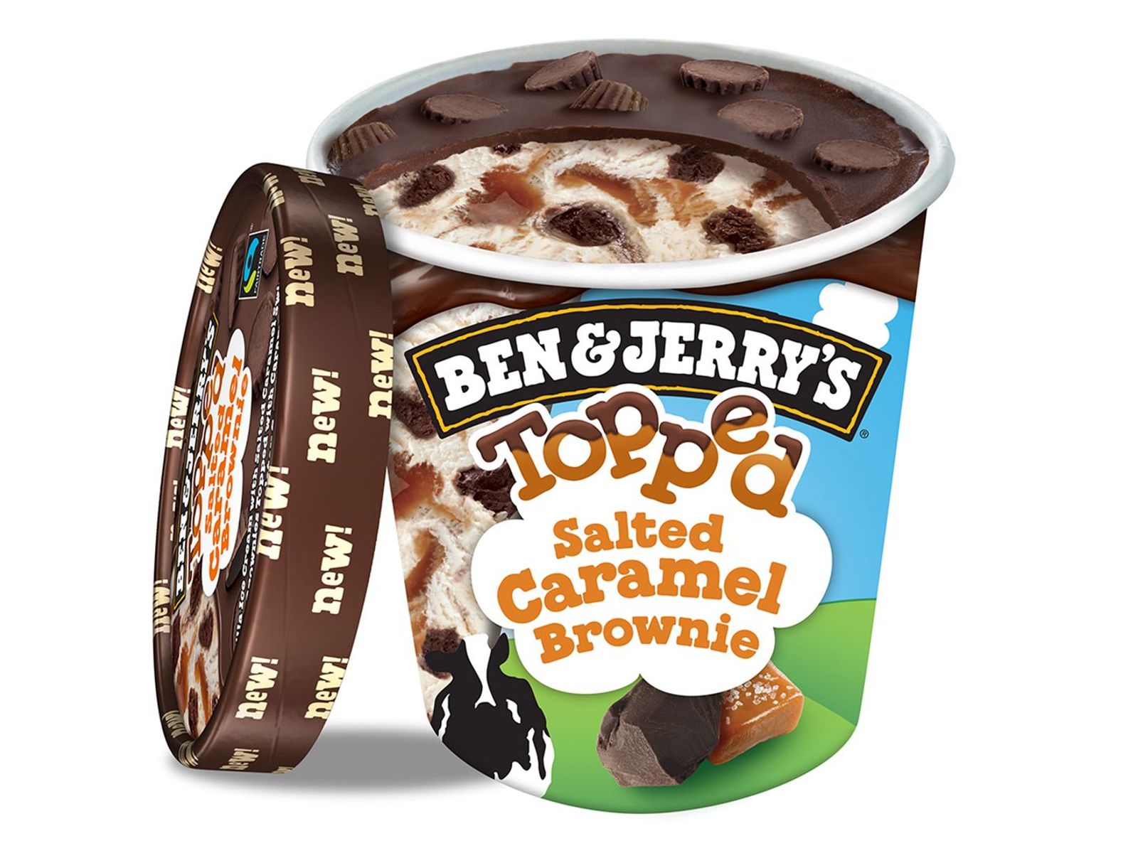 Order Ben & Jerry's Topped Salted Caramel Brownie food online from Arizona Select Ice Cream & Candy Co. store, Phoenix on bringmethat.com
