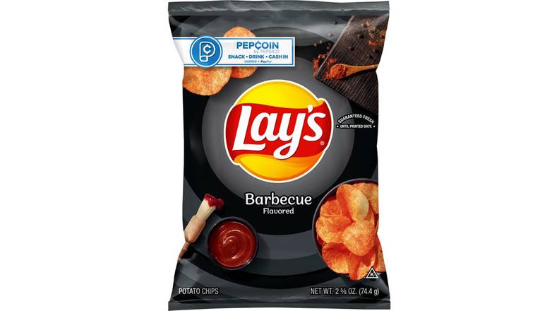 Order Lay'S Barbecue Flavored Potato Chips food online from Anderson Convenience Markets #140 store, Omaha on bringmethat.com