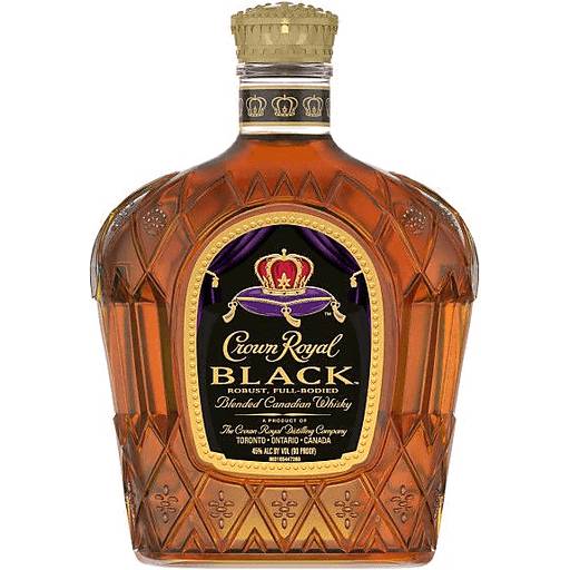 Order Crown Royal Black Canadian Whisky (750 ML) 91444 food online from BevMo! store, Salinas on bringmethat.com