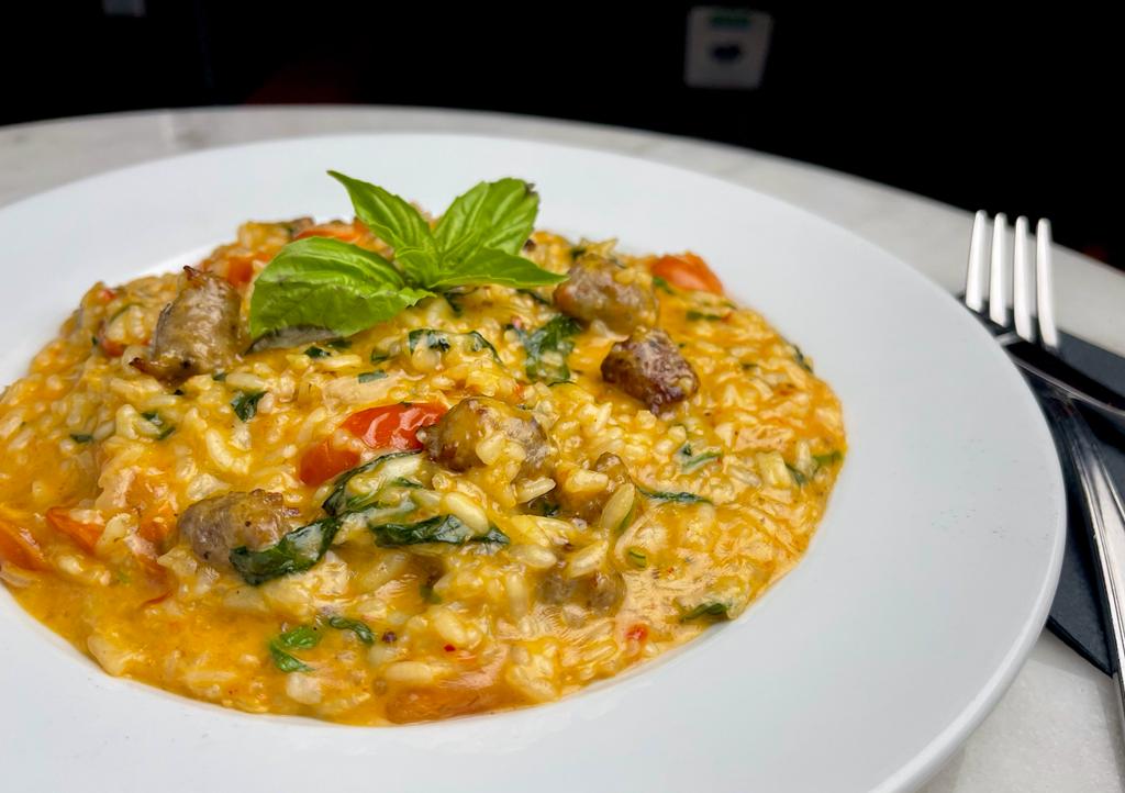 Order Risotto Calabrese food online from Piccoli store, Brooklyn on bringmethat.com
