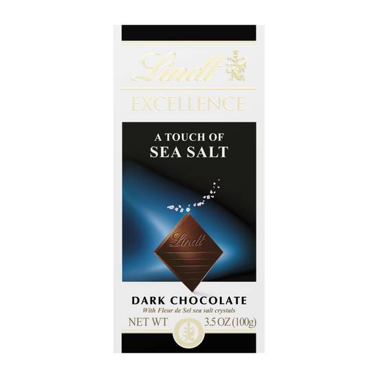 Order Lindt Dark Chocolate A Touch of Sea Salt (3.5 oz) food online from Rite Aid store, Yamhill County on bringmethat.com