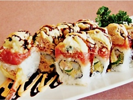 Order TR5. Jala Jala Roll food online from Hoshi Sushi store, Fullerton on bringmethat.com