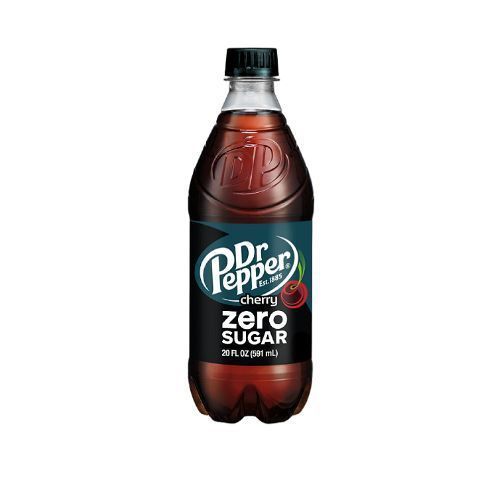 Order Dr Pepper Zero Sugar Cherry 20oz food online from 7-Eleven store, Garland on bringmethat.com