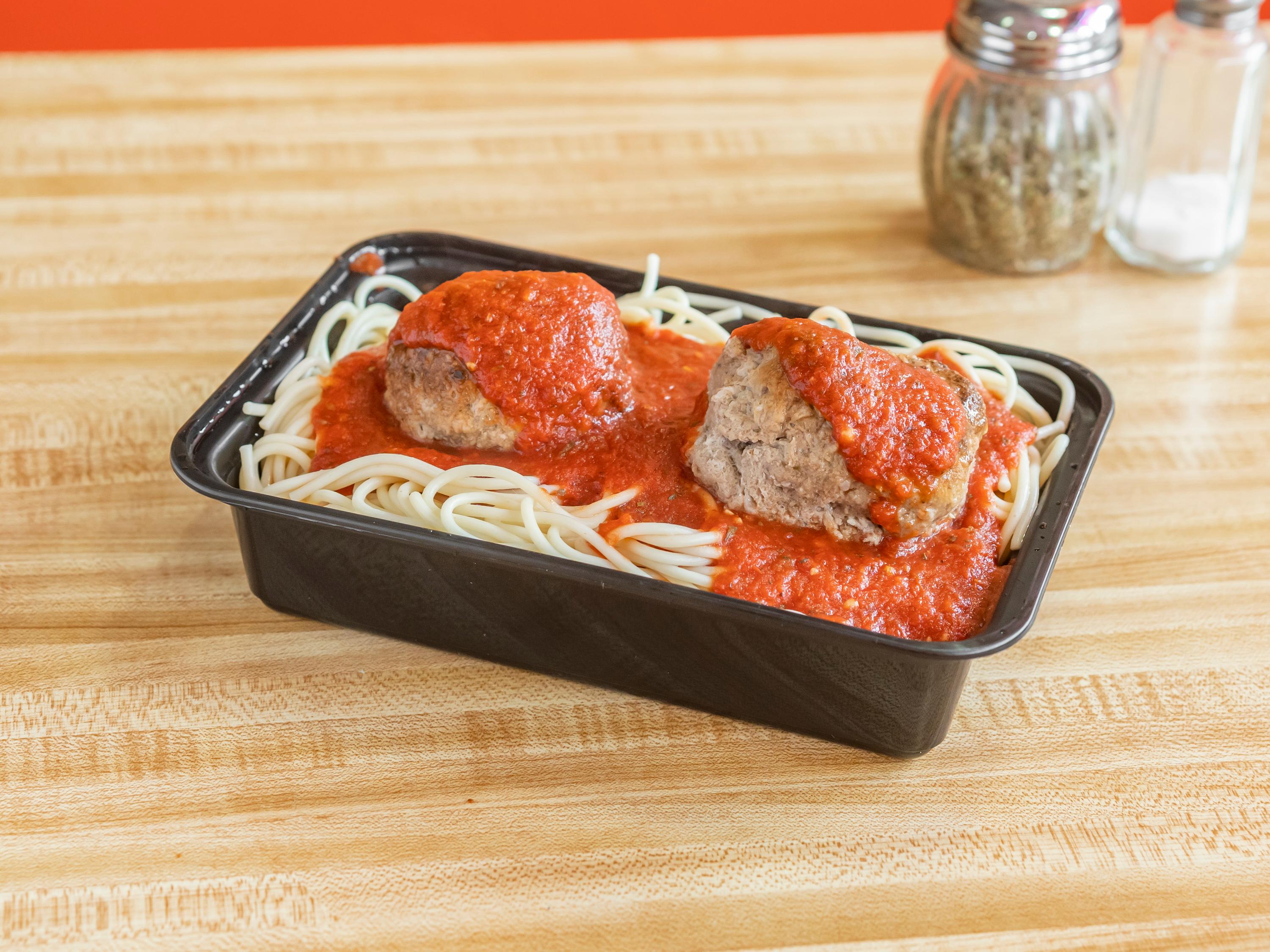 Order Spaghetti with Meatball Platter food online from Fiesta Pizza store, Philadelphia on bringmethat.com