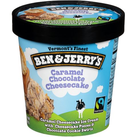Order Ben & Jerry's Caramel Chocolate Cheesecake Pint food online from 7-Eleven store, Denver on bringmethat.com