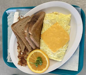 Order Cheese Omelette food online from Omega Burgers store, Bellflower on bringmethat.com