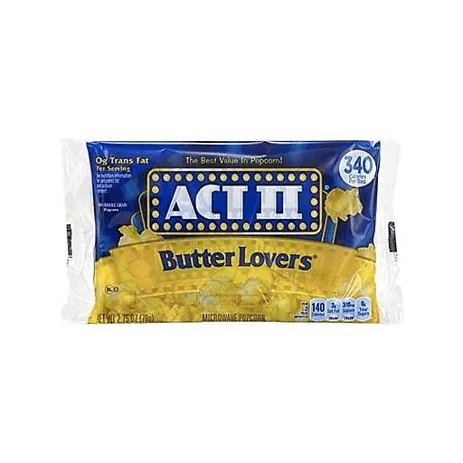 Order Act II Butter Lovers Microwave Popcorn (2.75 OZ) 133691 food online from Bevmo! store, Albany on bringmethat.com
