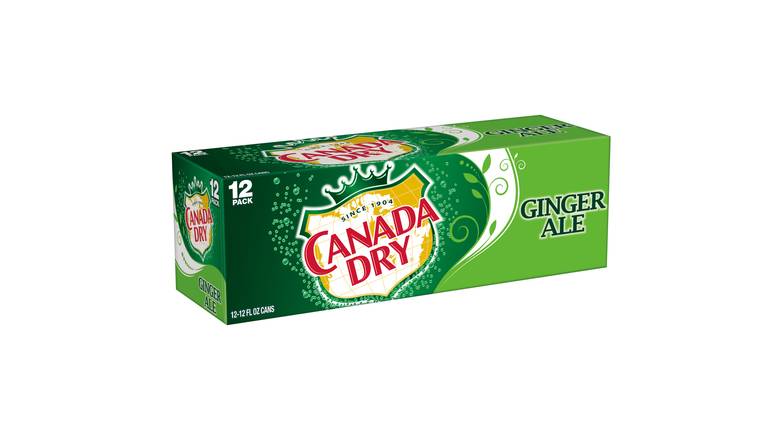 Order Canada Dry Ginger Ale Soda - Pack Of 12 food online from Shell Rock Spring store, Bel Air on bringmethat.com