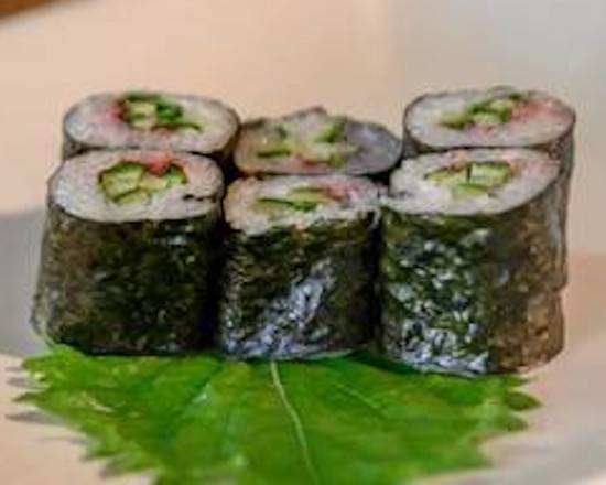 Order Ume Shiso Maki food online from Wabi-Sabi Sushi Bar & Restaurant store, Seattle on bringmethat.com