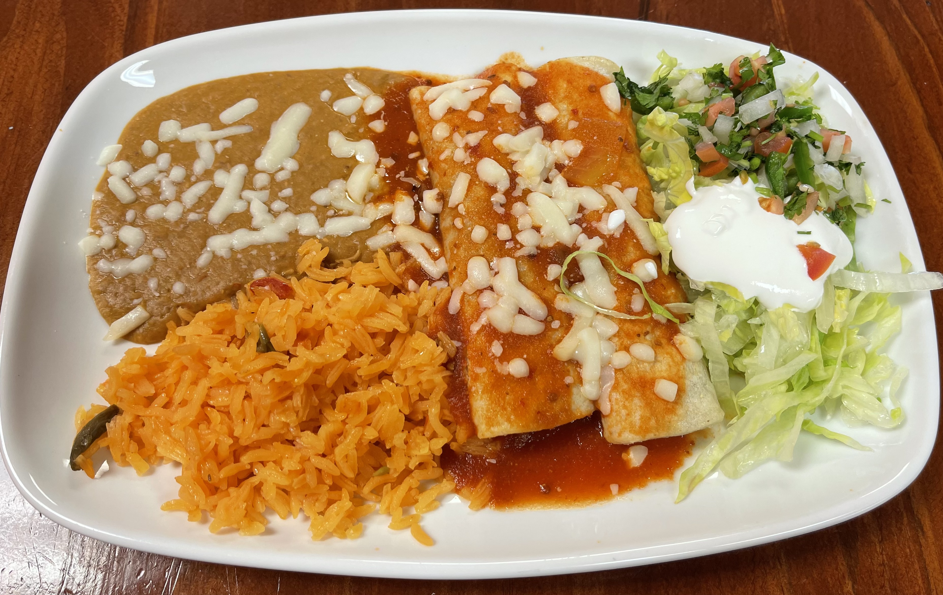 Order House Enchiladas food online from California Tex Mex store, Hagerstown on bringmethat.com