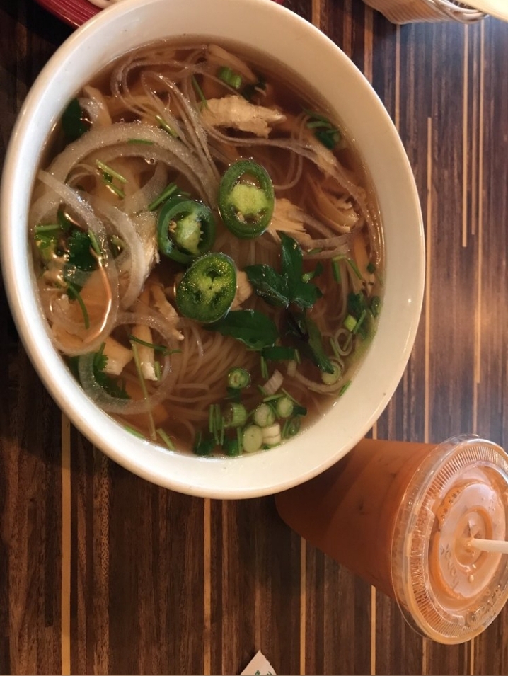 Order 21. Shredded Chicken Noodle Soup food online from T-Pho Noodle And Grill store, Fontana on bringmethat.com