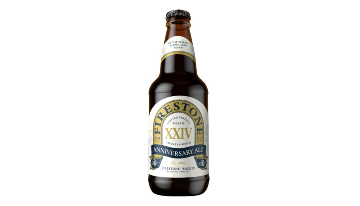 Order Firestone Walker Brewing Company Anniversary Ale XXIV American Strong Ale 12oz Bottle food online from Ocean Liquor store, South Pasadena on bringmethat.com
