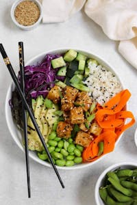 Order Vegetarian Bowl food online from Ninja Cafe store, High Point on bringmethat.com