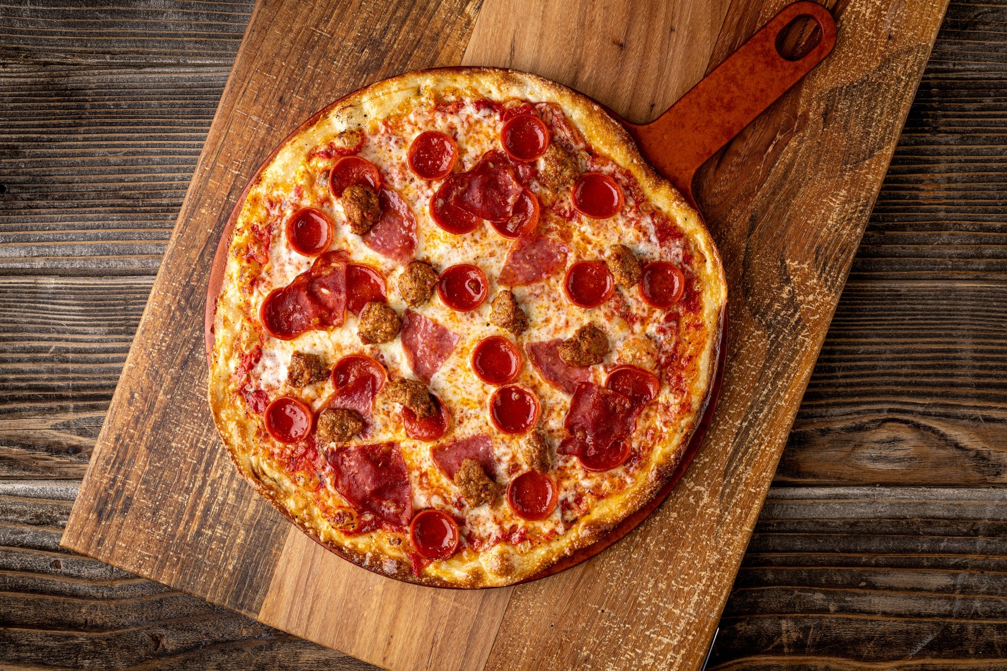 Order Meaty Italian Pizza - 11'' food online from Fired Pie store, Phoenix on bringmethat.com