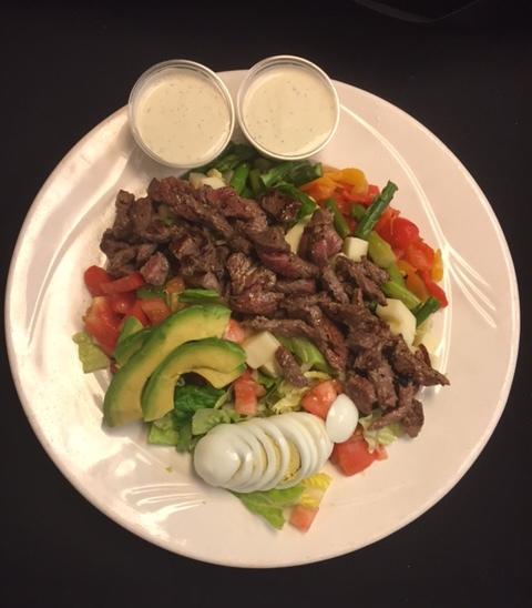 Order Chopped Steak Salad food online from 59th And Lex Cafe store, Newport Beach on bringmethat.com