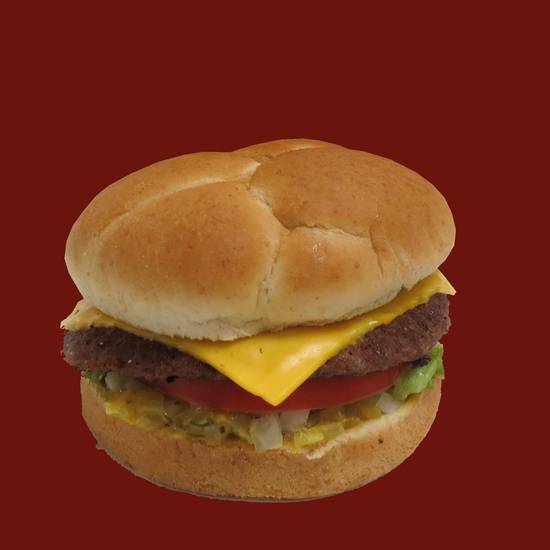 Order Lucky Burger With Cheese food online from Lucky Wishbone store, Tucson on bringmethat.com