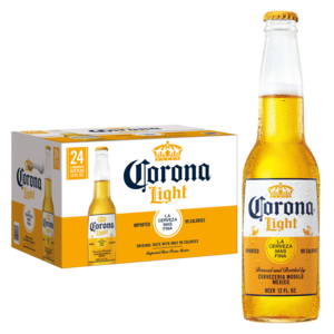 Order Corona Light beer 4.1% ABV 24 Pack Bottle food online from Mirage Wine & Liquor store, Palm Springs on bringmethat.com