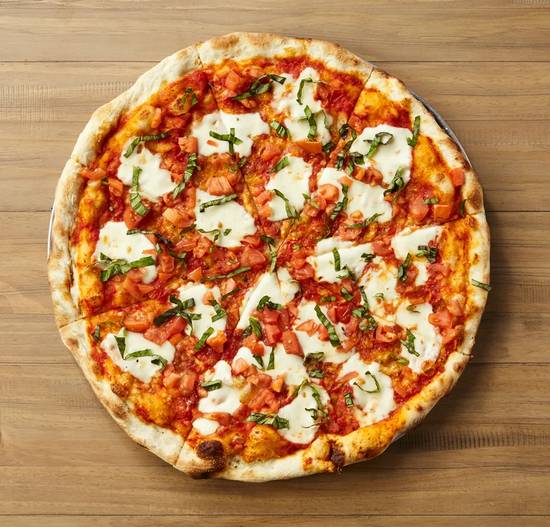 Order Margherita Pizza - Med 12" food online from Johnny's New York Style Pizza store, Loganville on bringmethat.com