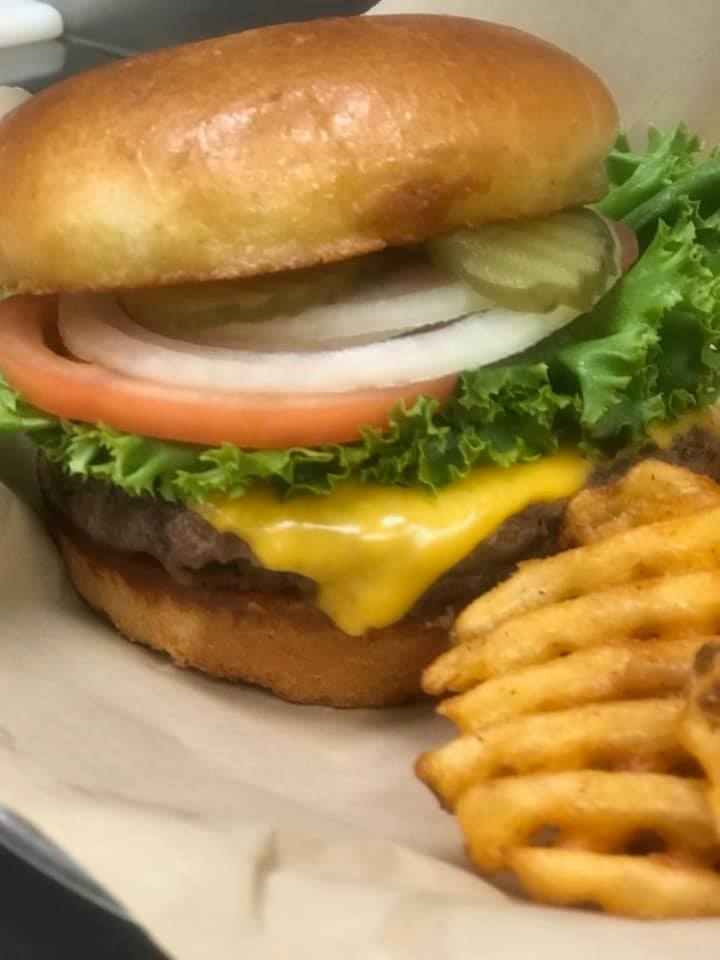 Order Cheeseburger food online from Bourbons Bar & Grill store, Coal Valley on bringmethat.com